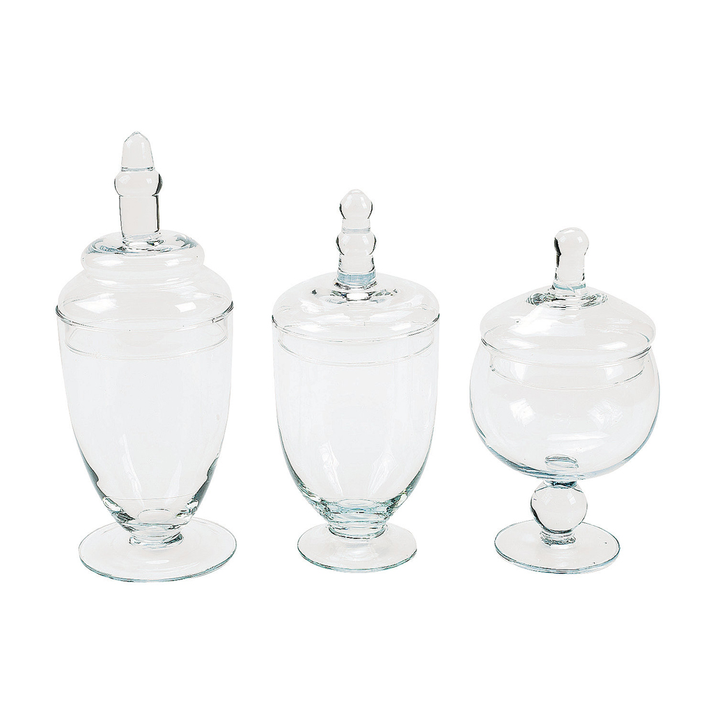 Glass Jars Set from Oriental Trading