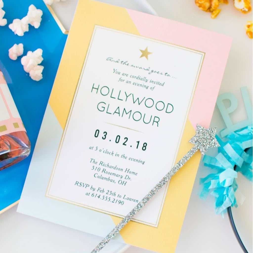 Award Viewing Oscar Party Movie Party Invitation by Berry Berry Sweet Shop