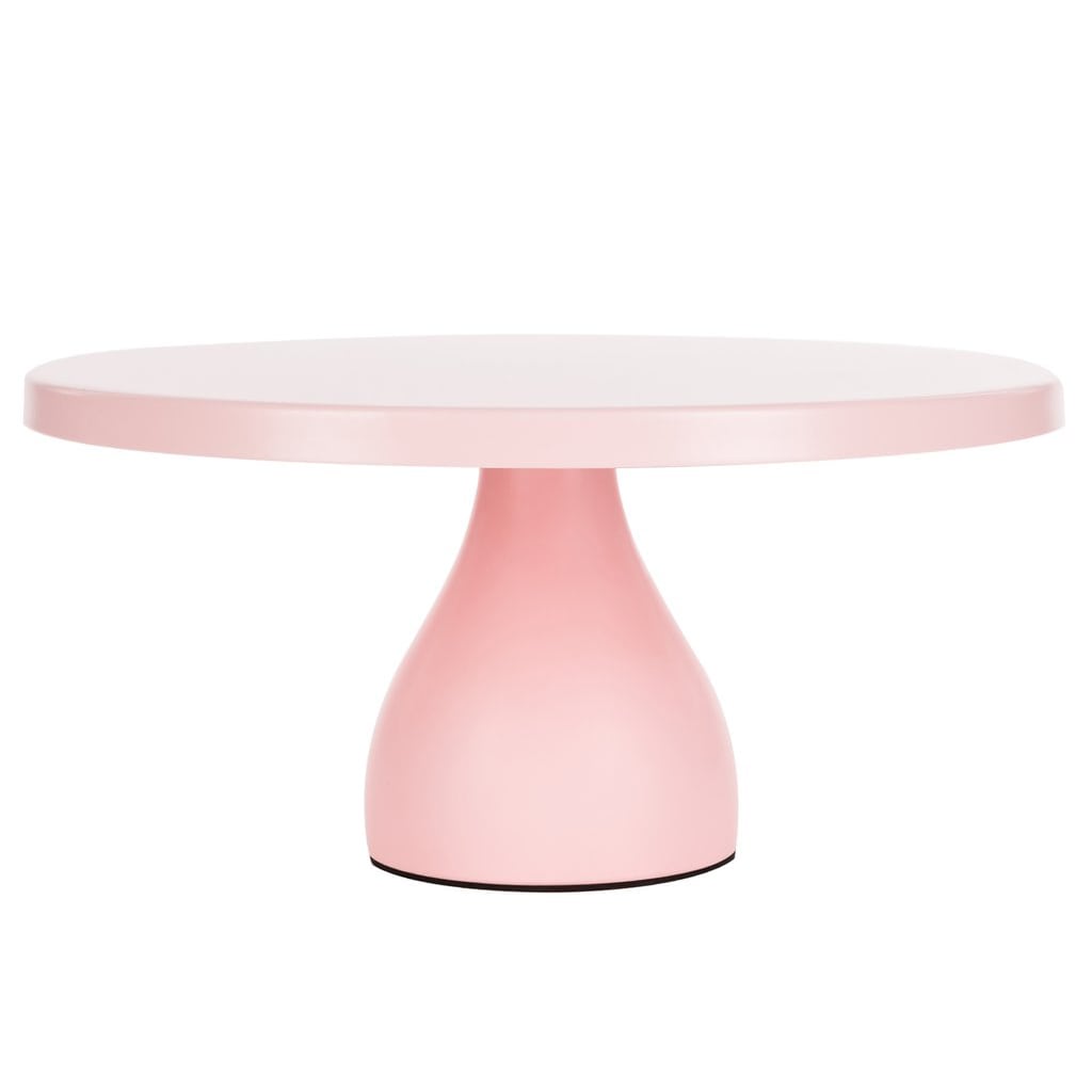 12 Inch Round Modern Metal Wedding Cake Stand (Pink) JOCELYN COLLECTION by Amalfi Decor