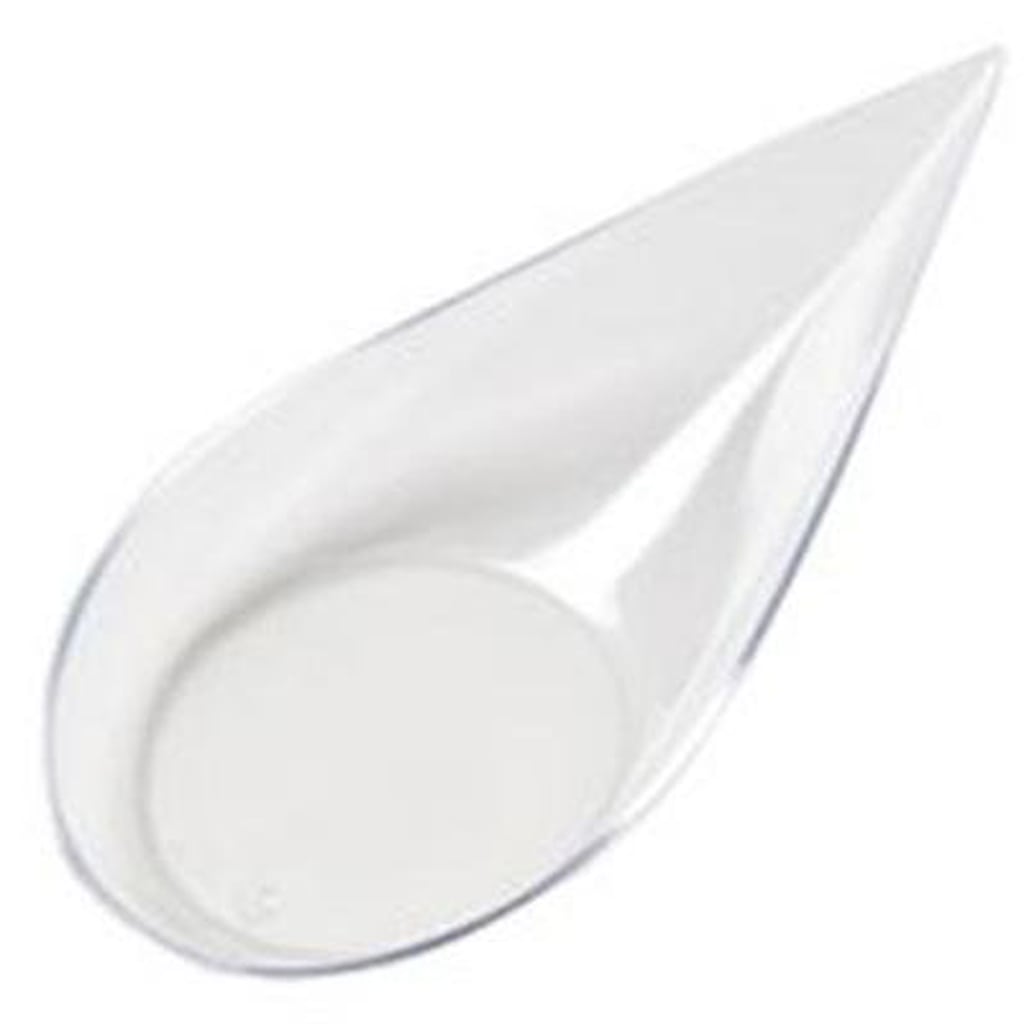 plastic teardrop spoon