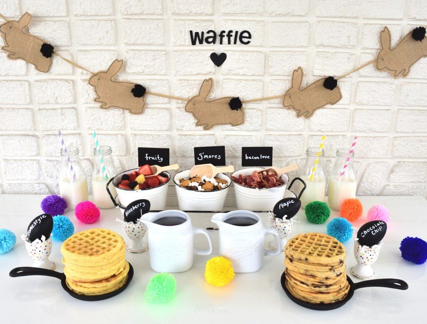 Pull Together an Easy Easter Waffle Bar with Lori of Giggle Living