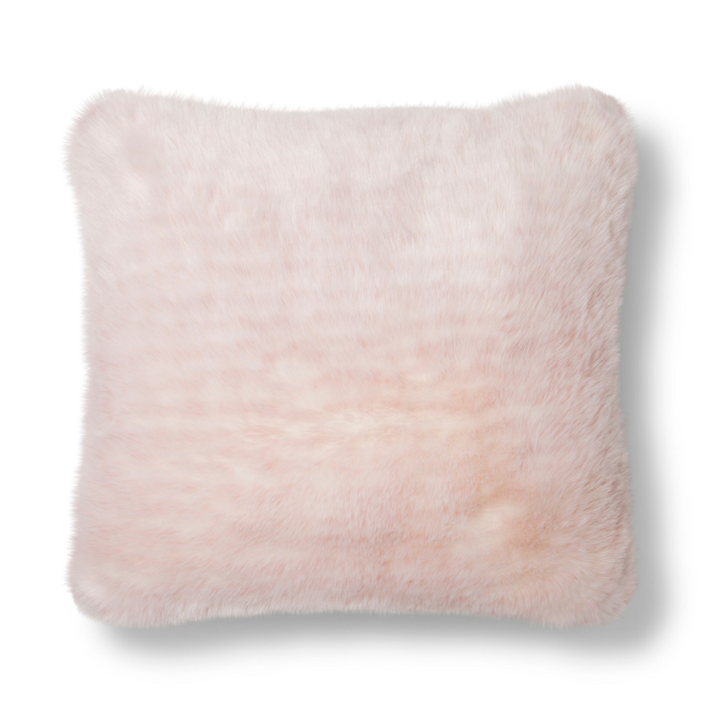York Brushed Faux Fur Pillow