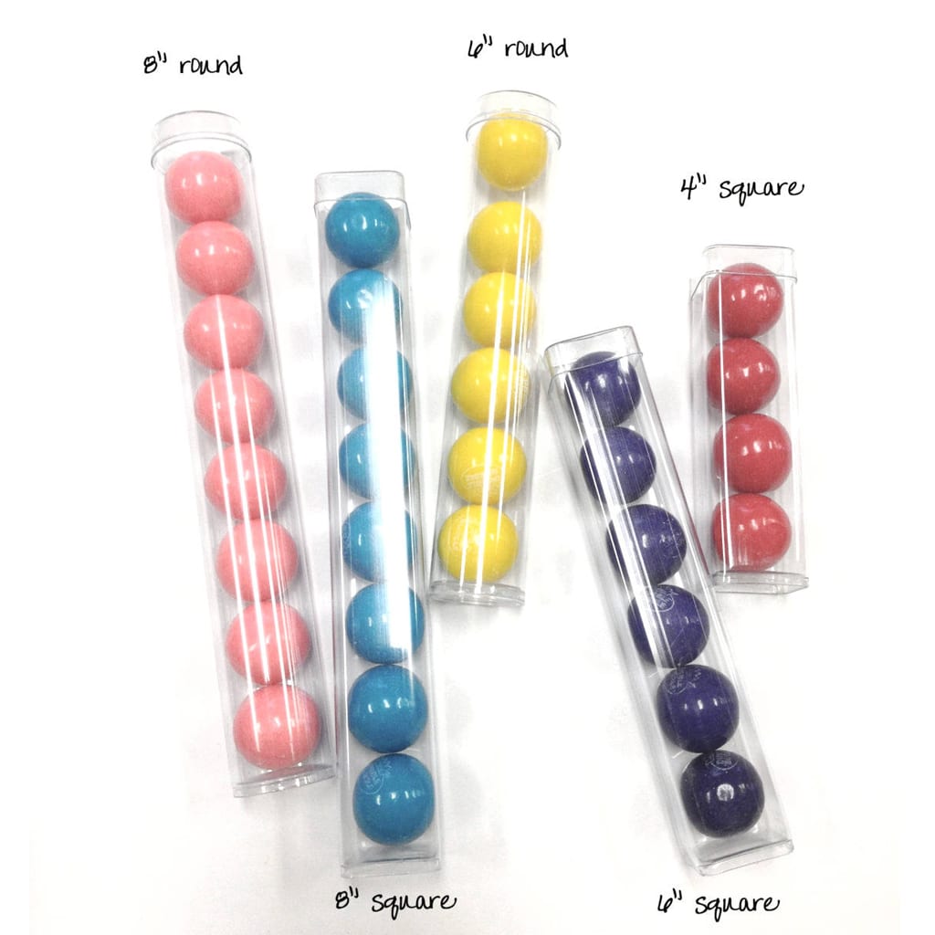 Plastic Gumball Tubes from In The Clear