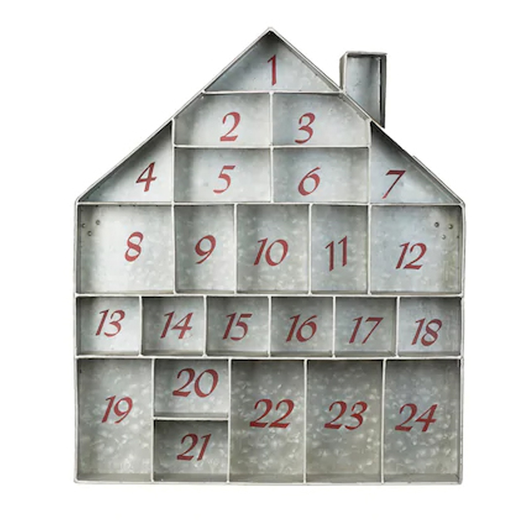 Tabletop House Advent Calendar Black Twine