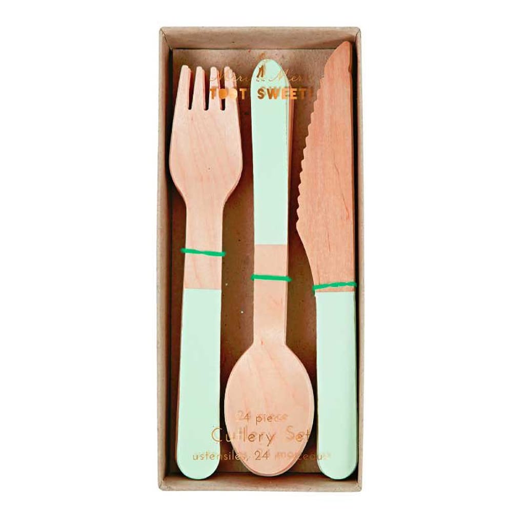 Wooden Cutlery from Meri Meri
