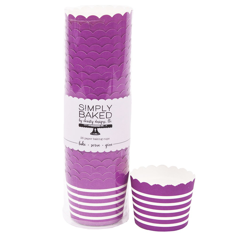Violet Baking Cups from Sophistiplate
