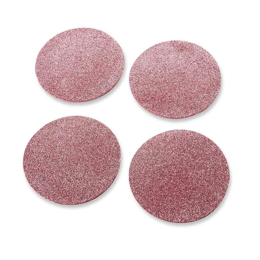 Pink Glitter Coasters from Kate Aspen