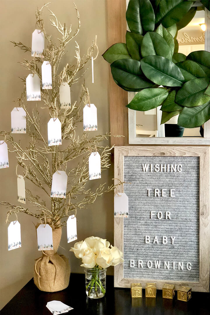 diy rustic baby shower decorations